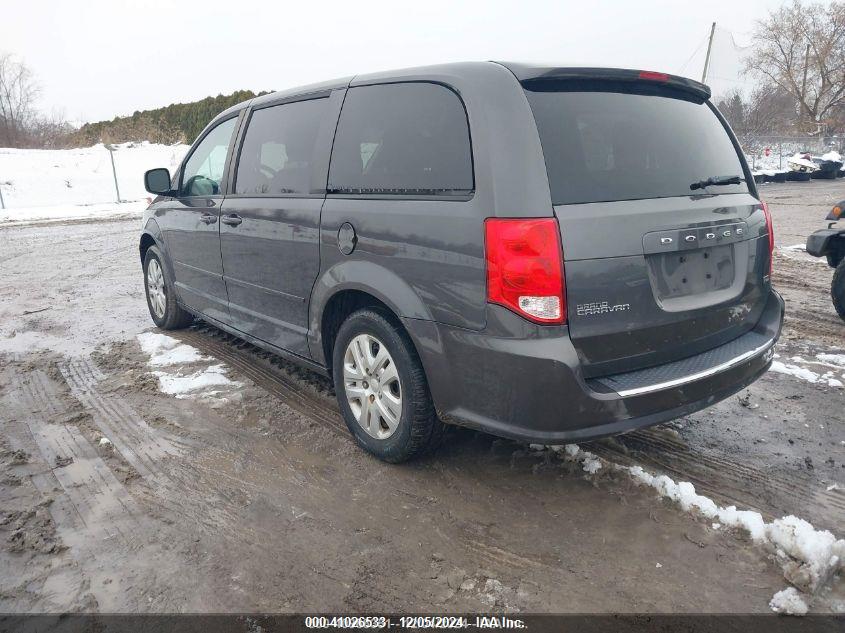 Vin: 2c4rdgbg3gr196224, lot: 41516437, dodge grand caravan se 20163
