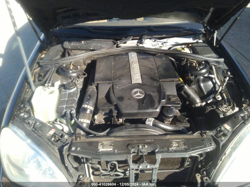 2003 Mercedes-Benz S-Class 5.0L VIN: WDBNG75J23A341134 Lot: 41026604