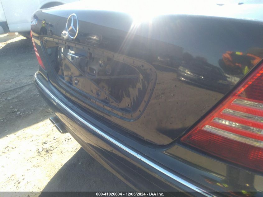2003 Mercedes-Benz S-Class 5.0L VIN: WDBNG75J23A341134 Lot: 41026604