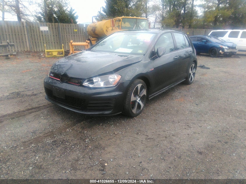 Vin: 3vw4t7au2gm037462, lot: 41516559, volkswagen golf gti s 4-door 20162