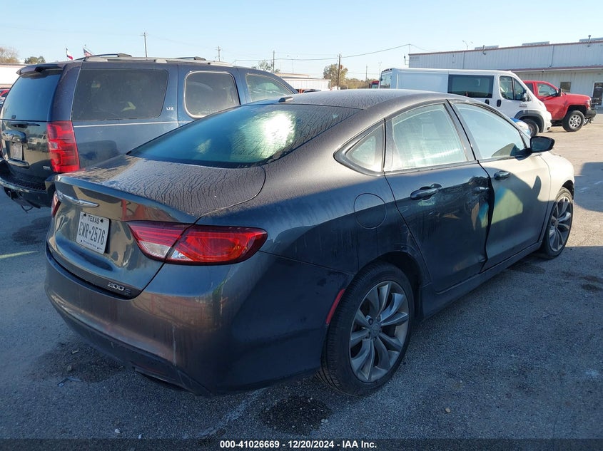 Vin: 1c3cccbb1fn613717, lot: 41516573, chrysler 200 s 20154