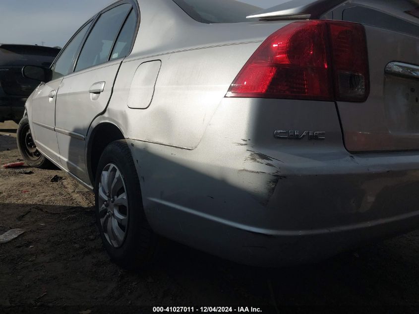 2003 Honda Civic Lx VIN: 1HGES16563L009346 Lot: 41027011