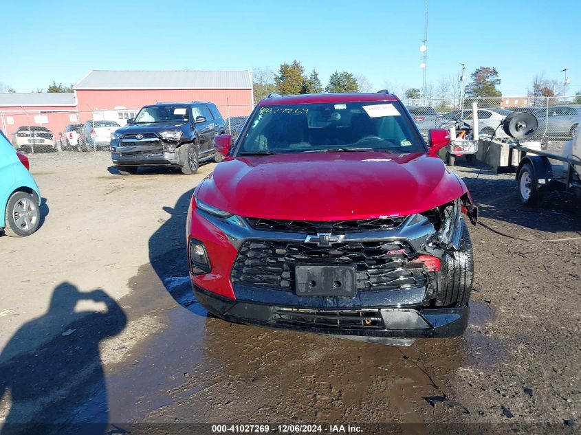 2022 Chevrolet Blazer Awd Rs VIN: 3GNKBKRS9NS142423 Lot: 41027269