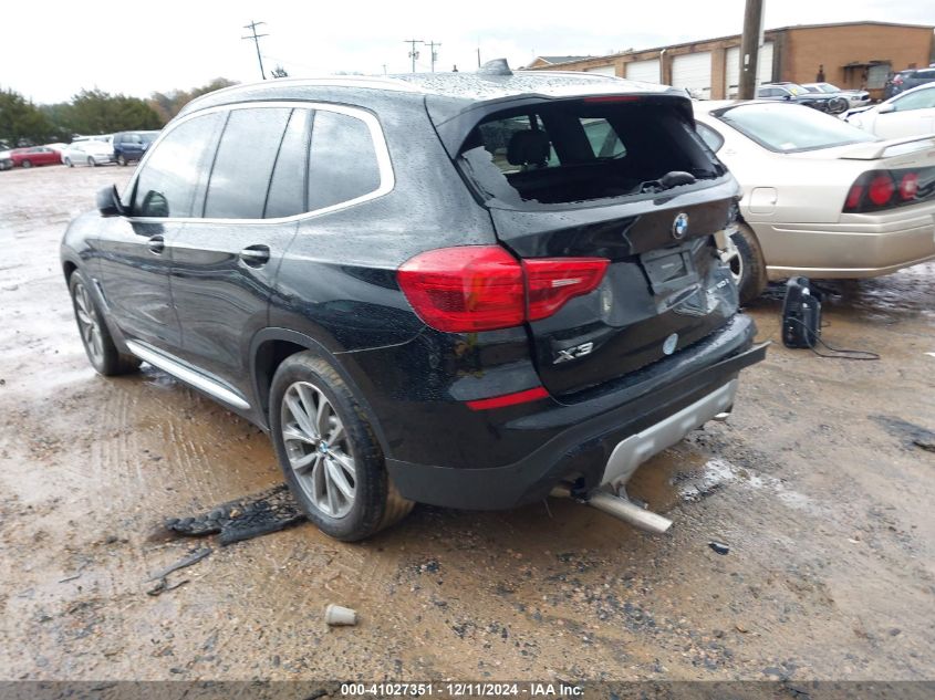 VIN 5UXTR9C58KLR08551 2019 BMW X3 no.3