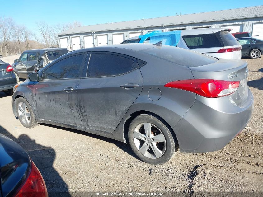 2013 Hyundai Elantra Gls VIN: 5NPDH4AE5DH349367 Lot: 41027564