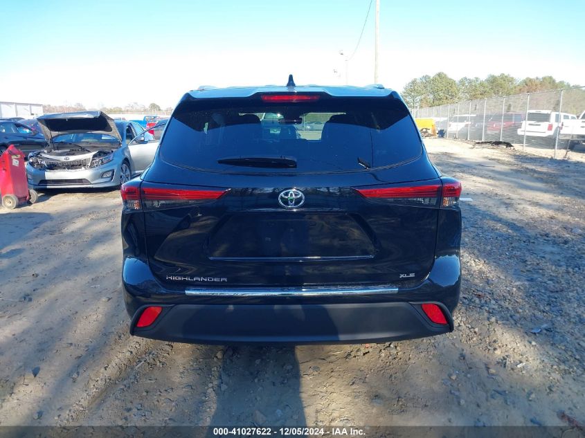 2022 TOYOTA HIGHLANDER XLE - 5TDGZRAH6NS554094