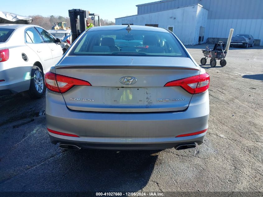 VIN 5NPE34AF7FH091187 2015 Hyundai Sonata, Sport no.16