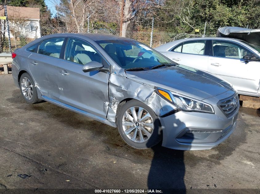 VIN 5NPE34AF7FH091187 2015 Hyundai Sonata, Sport no.1