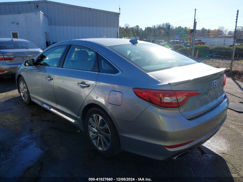 VIN 5NPE34AF7FH091187 2015 Hyundai Sonata, Sport no.3