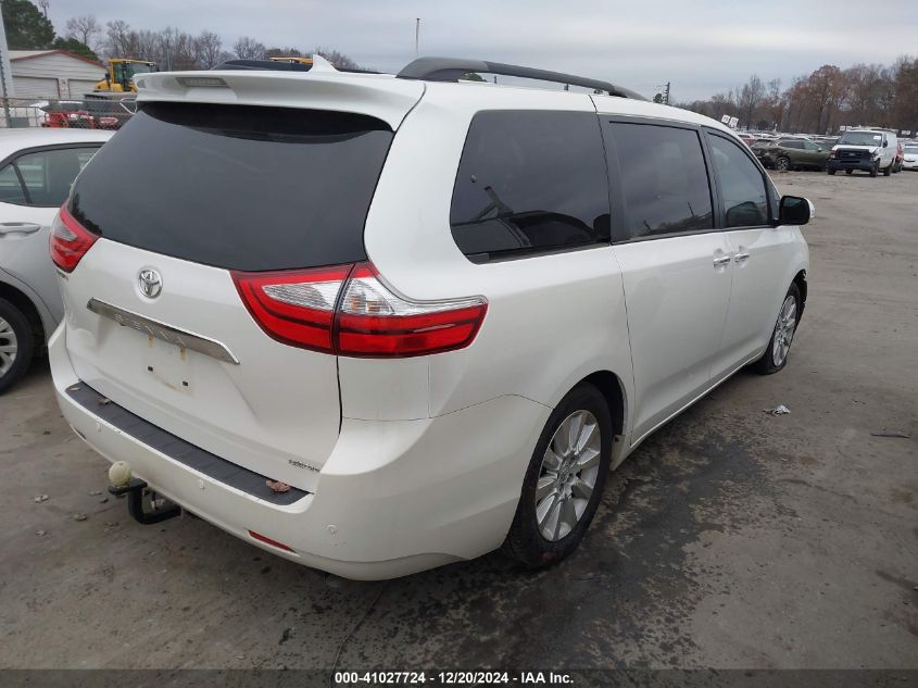 VIN 5TDYK3DC5FS624434 2015 Toyota Sienna, Limited 7... no.4