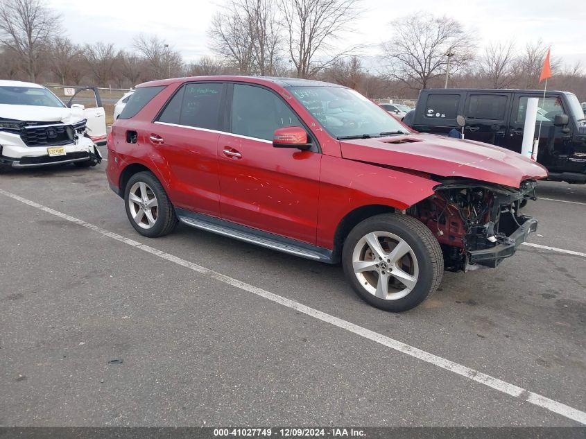 VIN 4JGDA5HB5HA944542 2017 MERCEDES-BENZ GLE 350 no.1