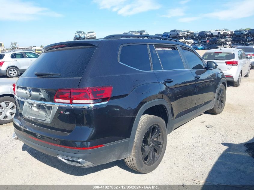 VIN 1V2HR2CA8MC581078 2021 Volkswagen Atlas, 3.6L V... no.4