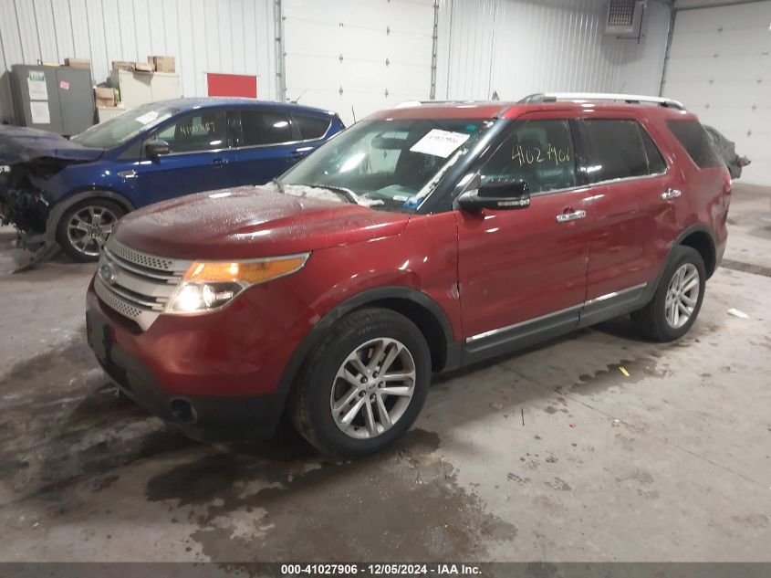 VIN 1FM5K8D83EGC51135 2014 Ford Explorer, Xlt no.2