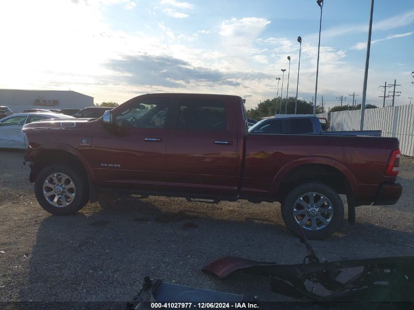 2020 Ram 2500 Laramie 4X4 6'4 Box VIN: 3C6UR5FL0LG269175 Lot: 41027977