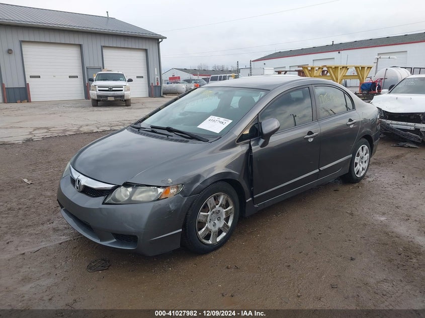2009 HONDA CIVIC VIN: 2HGFA16599H350706
