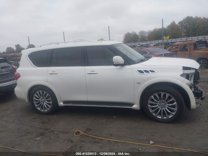 2017 Infiniti Qx80 VIN: JN8AZ2NF7H9646814 Lot: 41028013