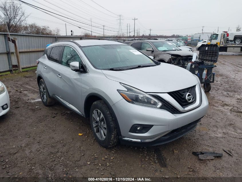 VIN 5N1AZ2MG1JN134593 2018 Nissan Murano, SV no.1