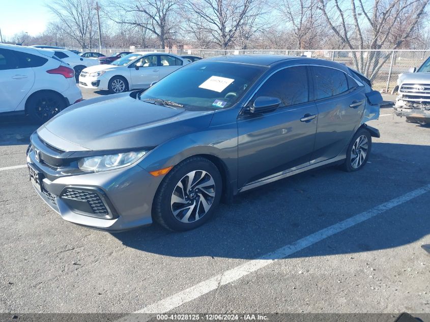 VIN SHHFK7H30KU422753 2019 Honda Civic, LX no.2