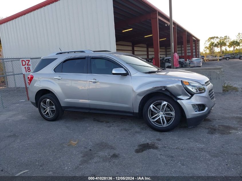 2016 Chevrolet Equinox Ltz VIN: 1GNALDEK2GZ105391 Lot: 41028136