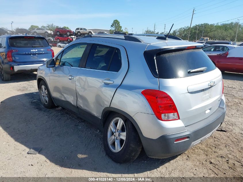 VIN 3GNCJLSB1GL185609 2016 Chevrolet Trax, LT no.3