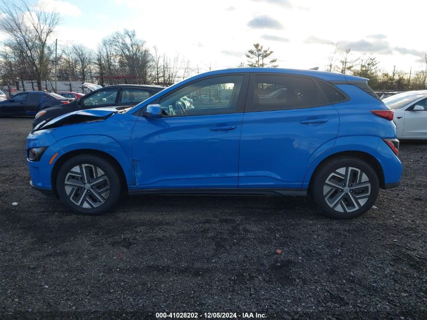 2022 Hyundai Kona Electric Sel VIN: KM8K33AGXNU150593 Lot: 41028202