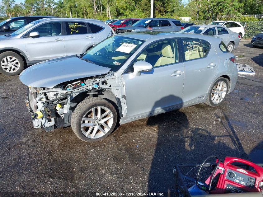 VIN JTHKD5BH3G2263738 2016 Lexus CT, 200H no.2