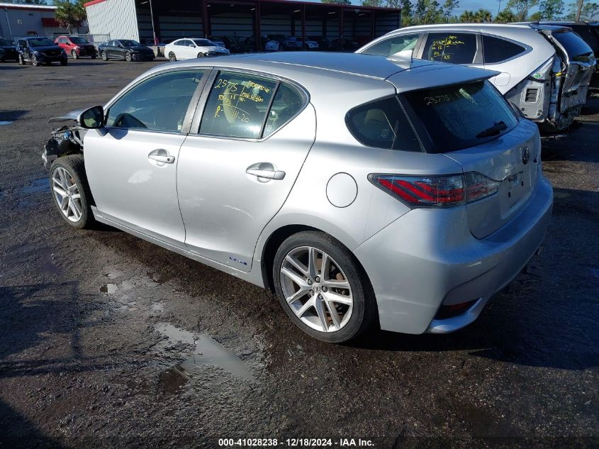 VIN JTHKD5BH3G2263738 2016 Lexus CT, 200H no.3