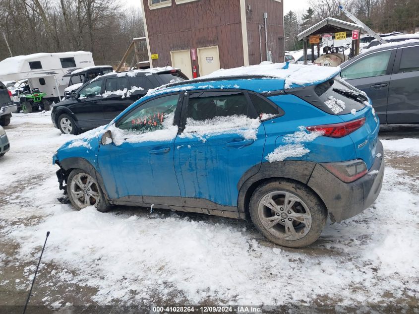 2022 Hyundai Kona Sel VIN: KM8K3CABXNU900126 Lot: 41028264