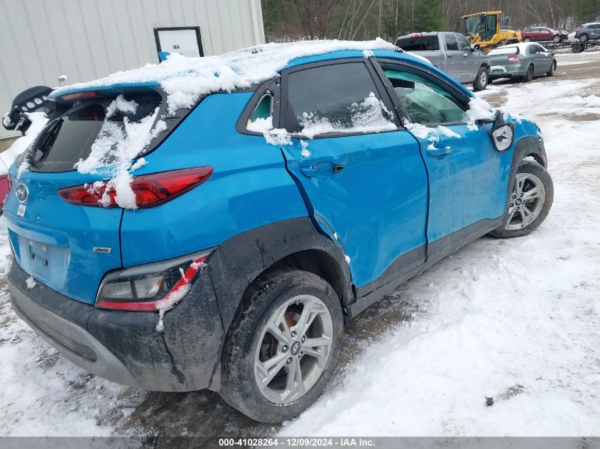 2022 Hyundai Kona Sel VIN: KM8K3CABXNU900126 Lot: 41028264