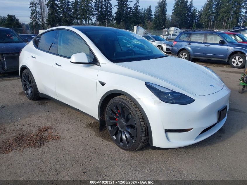 VIN 7SAYGDEF6PF715771 2023 TESLA MODEL Y no.1