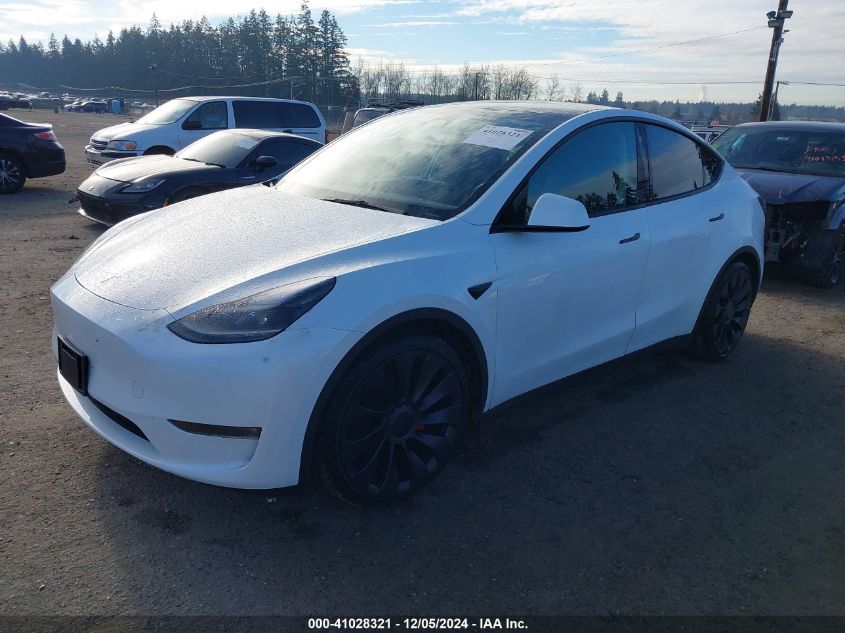 2023 TESLA MODEL Y PERFORMANCE DUAL MOTOR ALL-WHEEL DRIVE - 7SAYGDEF6PF715771