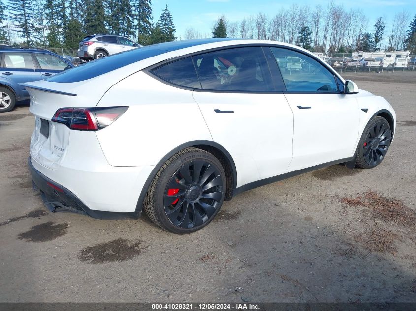 VIN 7SAYGDEF6PF715771 2023 TESLA MODEL Y no.4