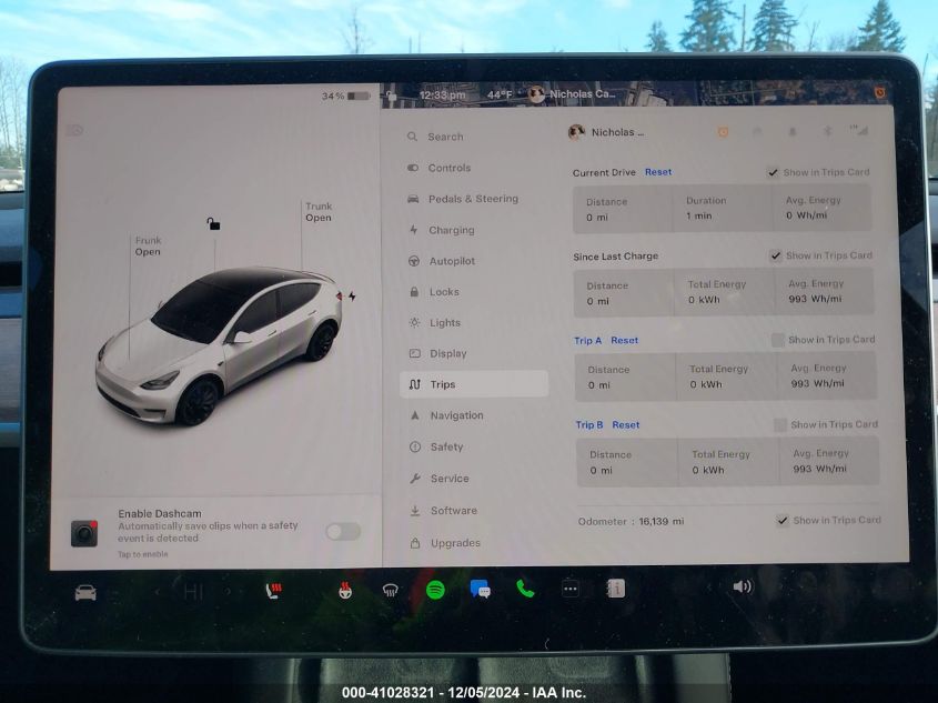 VIN 7SAYGDEF6PF715771 2023 TESLA MODEL Y no.7