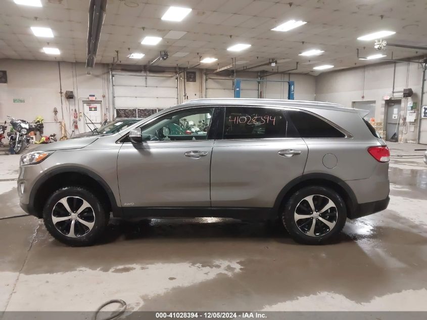 2016 Kia Sorento 2.0T Ex VIN: 5XYPHDA17GG022717 Lot: 41028394