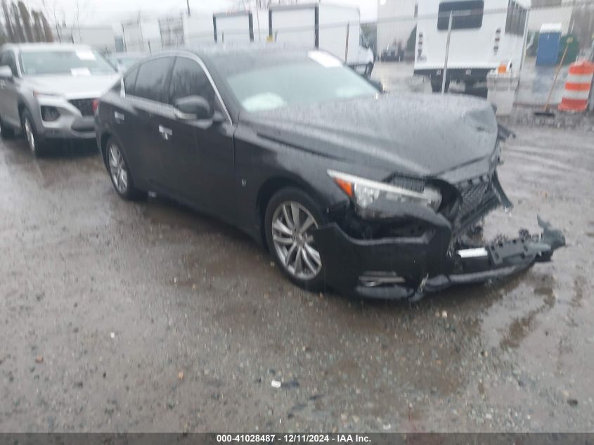 VIN JN1BV7AR9FM408209 2015 Infiniti Q50, Premium no.1