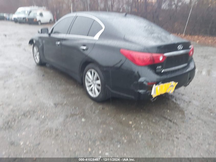 VIN JN1BV7AR9FM408209 2015 Infiniti Q50, Premium no.3