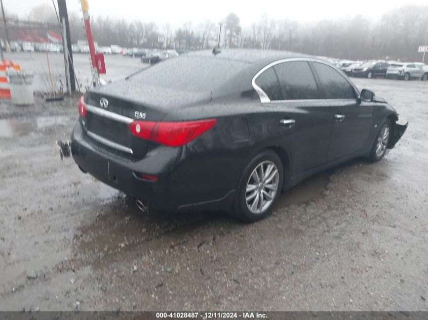 VIN JN1BV7AR9FM408209 2015 Infiniti Q50, Premium no.4