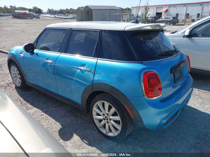 Vin: wmwxu3c56g2b63360, lot: 41518426, mini hardtop cooper s 20163