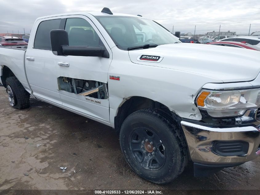 2019 Ram 2500 Big Horn 4X4 6'4 Box VIN: 3C6UR5DJ8KG620902 Lot: 41028533