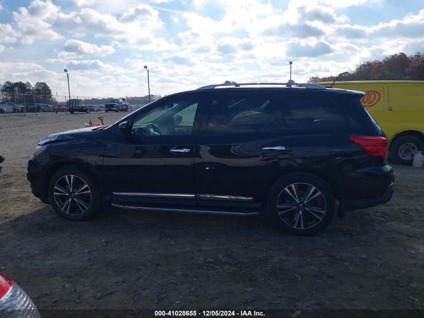 2018 Nissan Pathfinder Platinum VIN: 5N1DR2MN3JC655225 Lot: 41028655