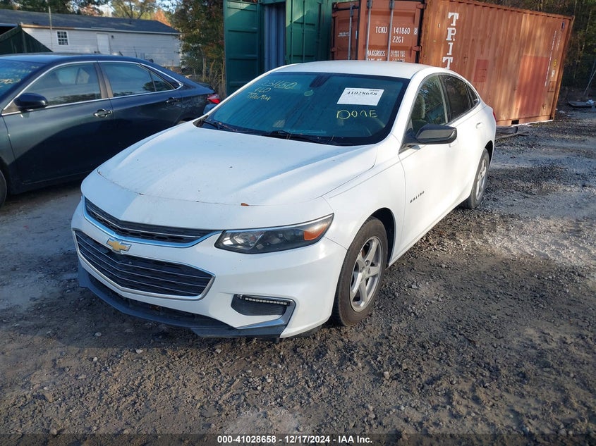 2016 CHEVROLET MALIBU LS - 1G1ZB5ST0GF231650