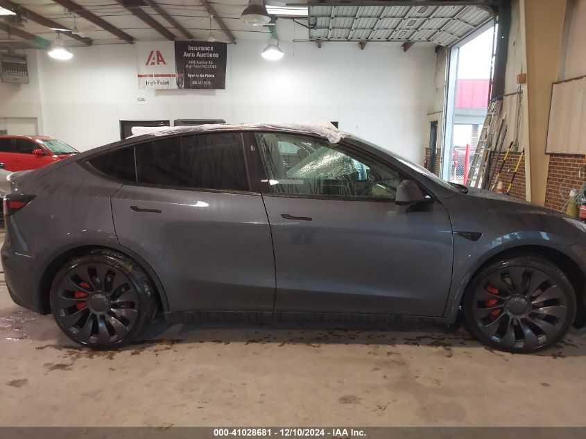 2023 TESLA MODEL Y LONG RANGE DUAL MOTOR ALL-WHEEL DRIVE - 7SAYGDEE5PF607679