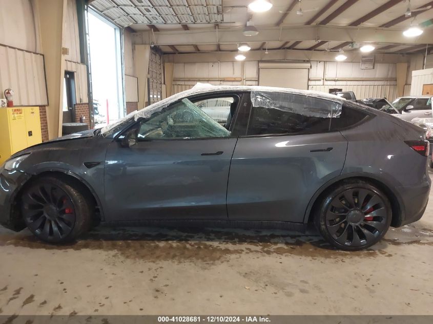 2023 TESLA MODEL Y LONG RANGE DUAL MOTOR ALL-WHEEL DRIVE - 7SAYGDEE5PF607679