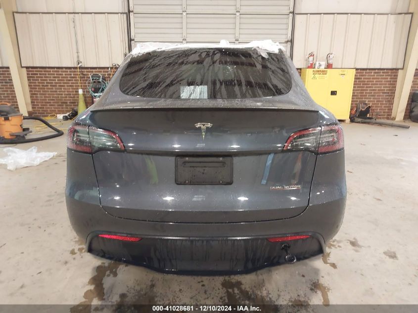 2023 Tesla Model Y Long Range Dual Motor All-Wheel Drive VIN: 7SAYGDEE5PF607679 Lot: 41028681