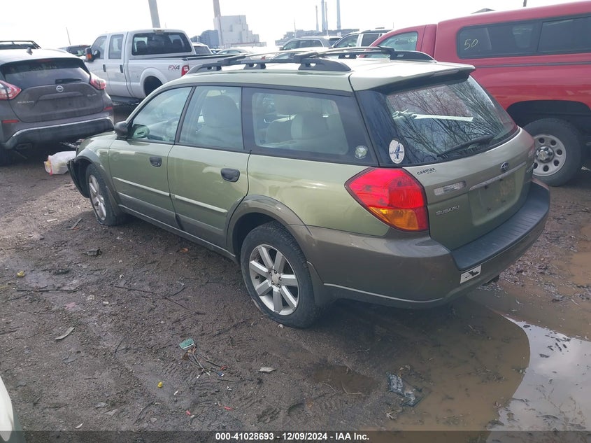 2006 SUBARU LEGACY VIN: 4S4BP61CX67320860