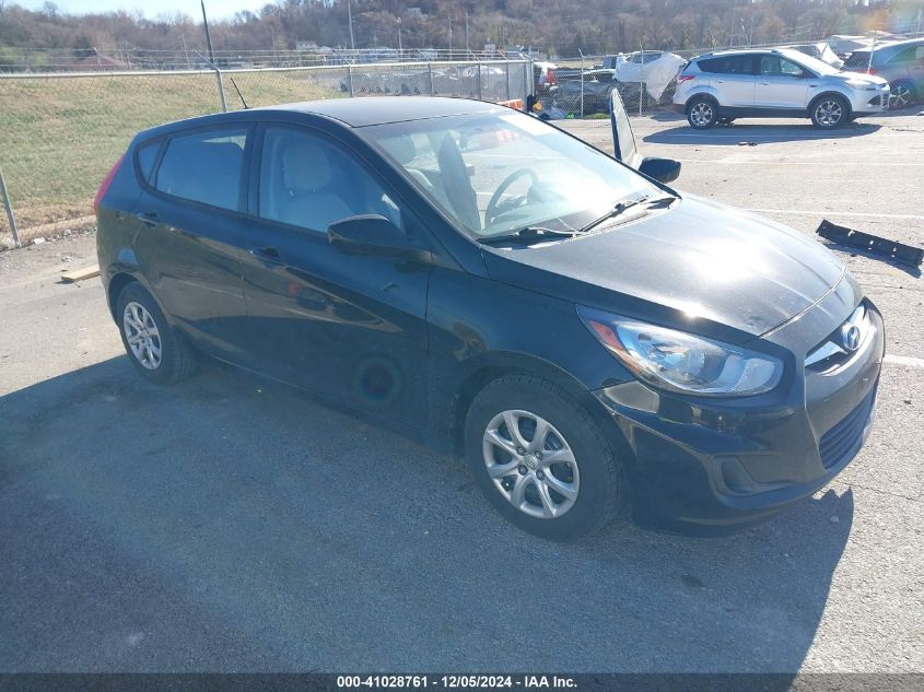 VIN KMHCT5AE1EU141456 2014 Hyundai Accent, GS no.1