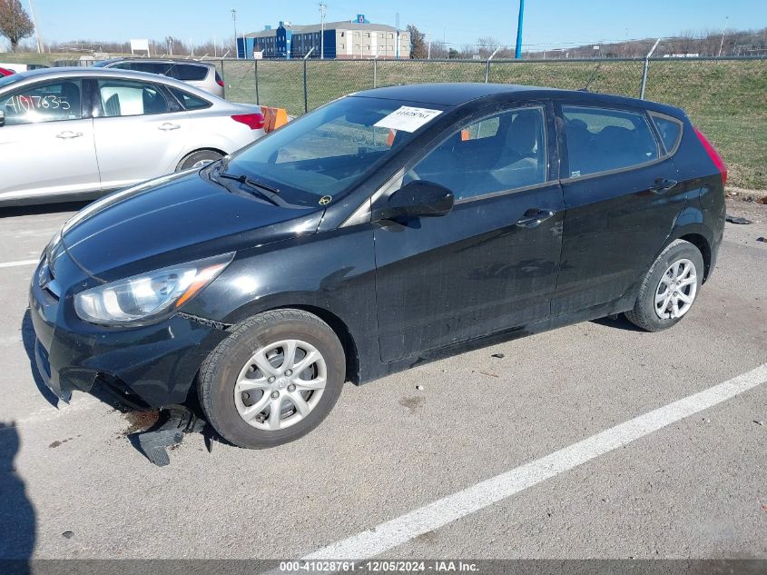 VIN KMHCT5AE1EU141456 2014 Hyundai Accent, GS no.2