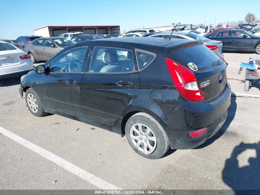 VIN KMHCT5AE1EU141456 2014 Hyundai Accent, GS no.3