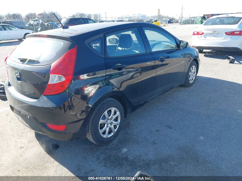 VIN KMHCT5AE1EU141456 2014 Hyundai Accent, GS no.4