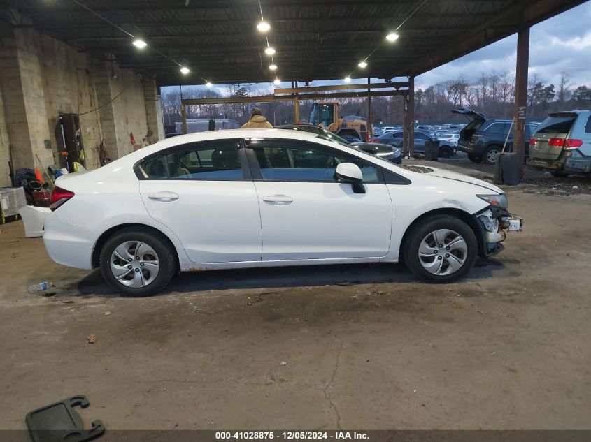 VIN 19XFB2F53DE285597 2013 Honda Civic, LX no.14